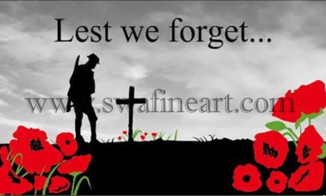 Lest we Forget Army, Armistice Day flags, Poppy Day flags, RAF